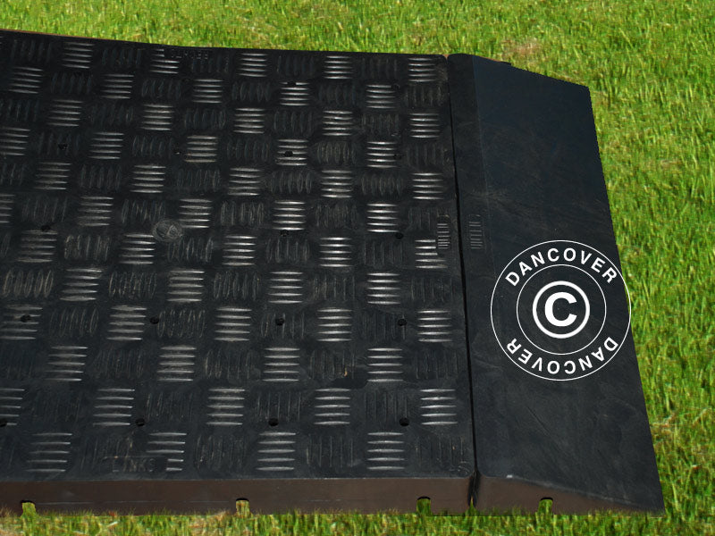 Plastgulv kantstykke, Venstre, Antracit