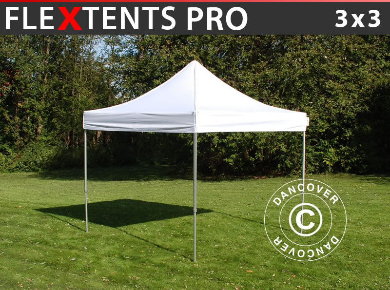 Foldetelt FleXtents PRO 3x3m Hvid