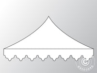 Tagdug "Morocco" til Foldetelt FleXtents 3x3m, Hvid