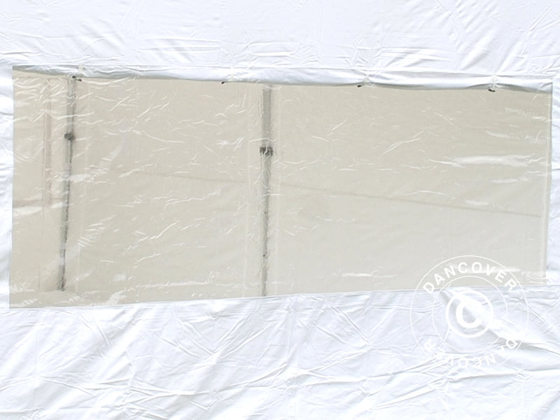 Foldetelt FleXtents® PRO, akutberedskabstelt, 3x3m, Rød/Hvid, inkl. 4 sidevægge