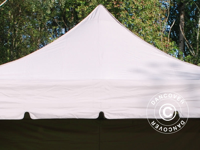 Foldetelt FleXtents PRO "Peaked" 3x3m Latte, inkl. 4 sider
