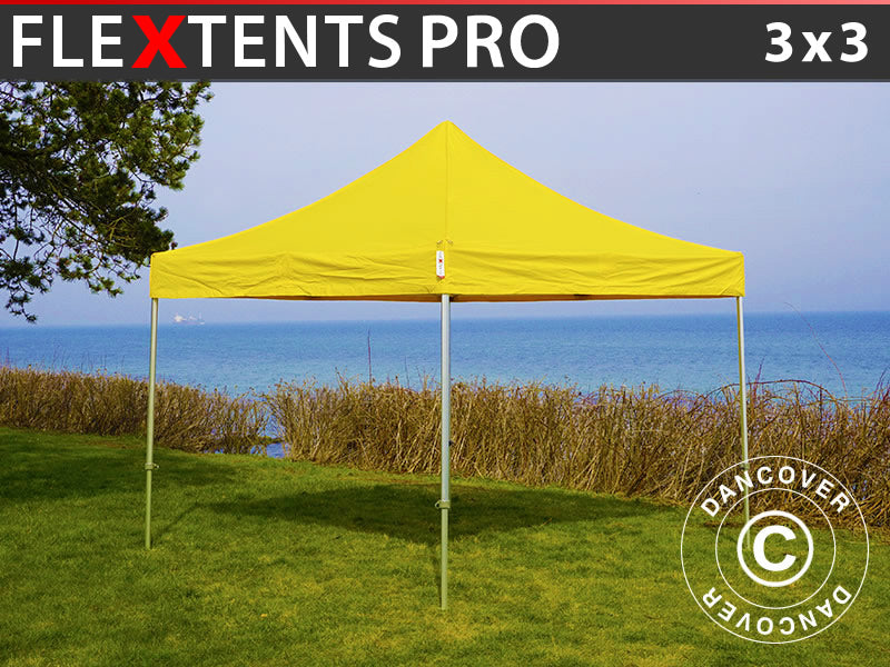 Foldetelt FleXtents PRO 3x3m Gul