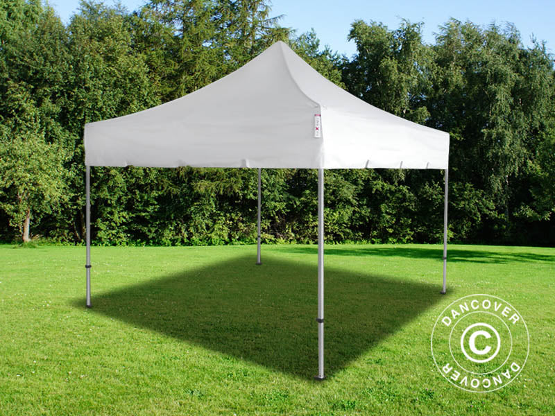 Foldetelt FleXtents PRO "Peaked" 3x3m Hvid