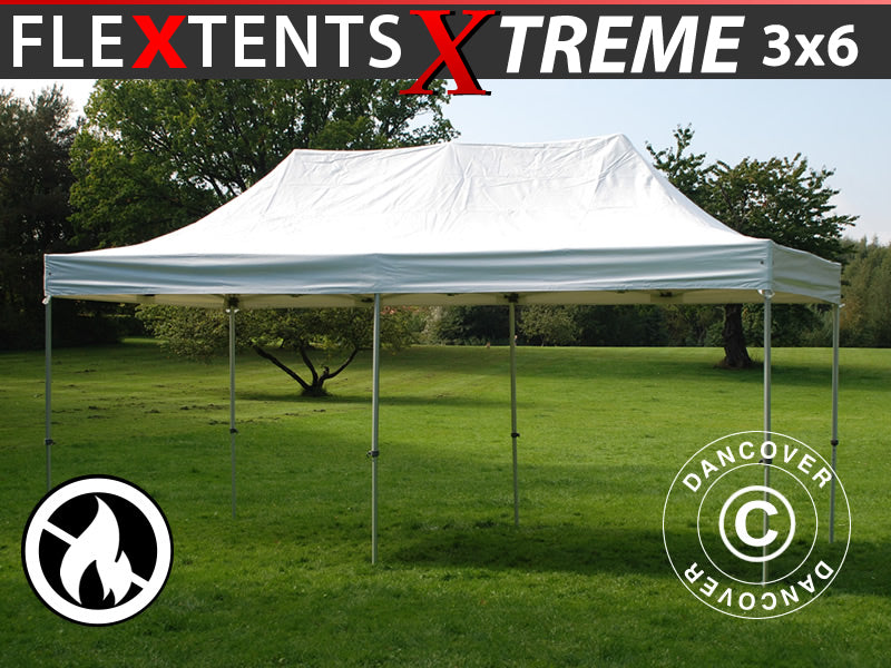 Foldetelt FleXtents Xtreme 50 Heavy Duty 3x6m, Hvid