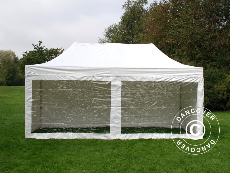 Foldetelt FleXtents Xtreme 50 Heavy Duty 3x6m Hvid, inkl. 6 sider