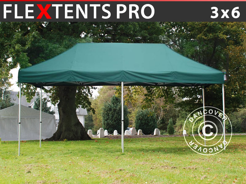 Foldetelt FleXtents PRO 3x6m Grøn