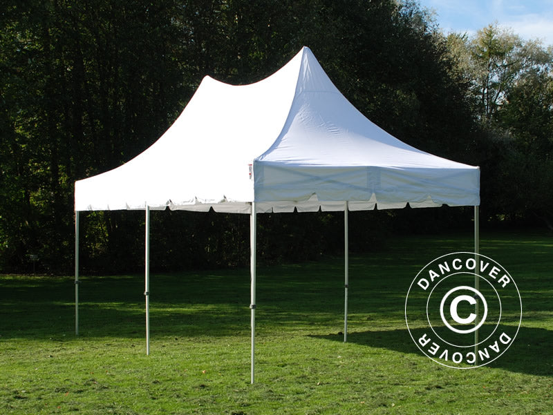 Foldetelt FleXtents PRO Peak Pagoda 3x6m Hvid
