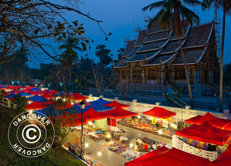 Foldetelt FleXtents PRO 3x6m Rød