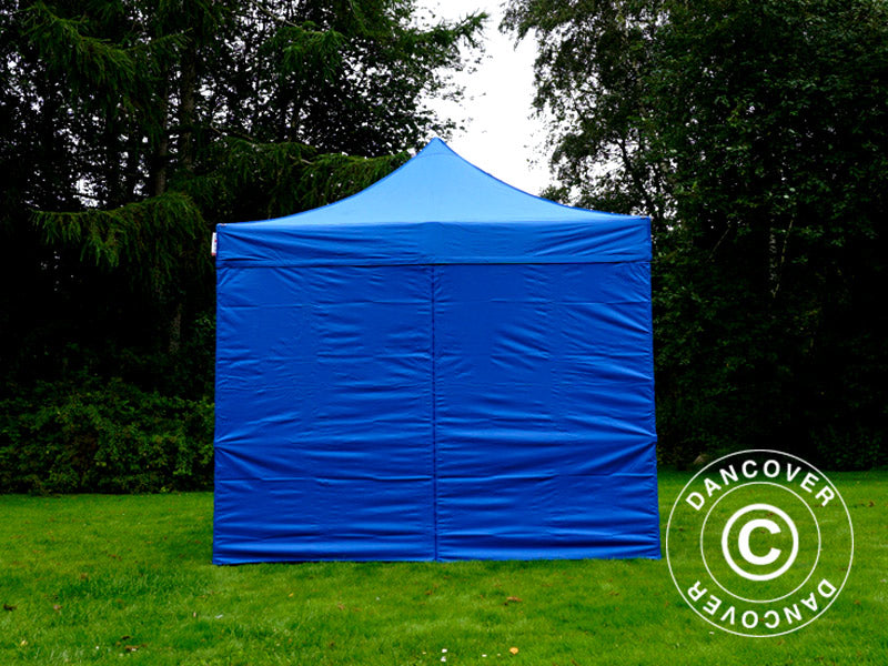 Foldetelt FleXtents PRO 3x4,5m Blå, inkl. 4 sider
