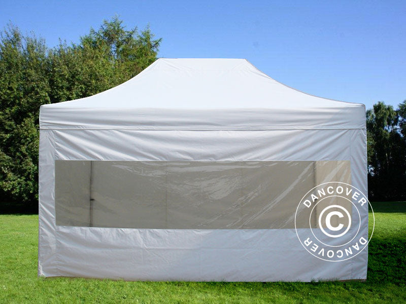 Foldetelt FleXtents PRO 3x4,5m Hvid, inkl. 4 sider