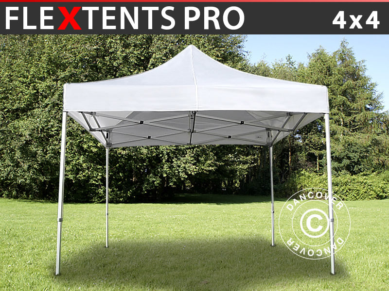 Foldetelt FleXtents PRO 4x4m Hvid