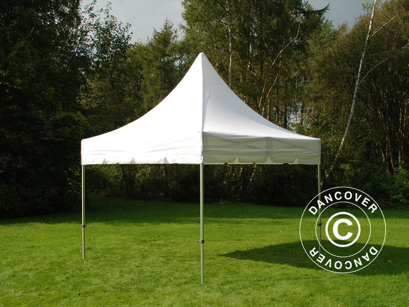 Foldetelt FleXtents PRO Peak Pagoda 4x4m Hvid