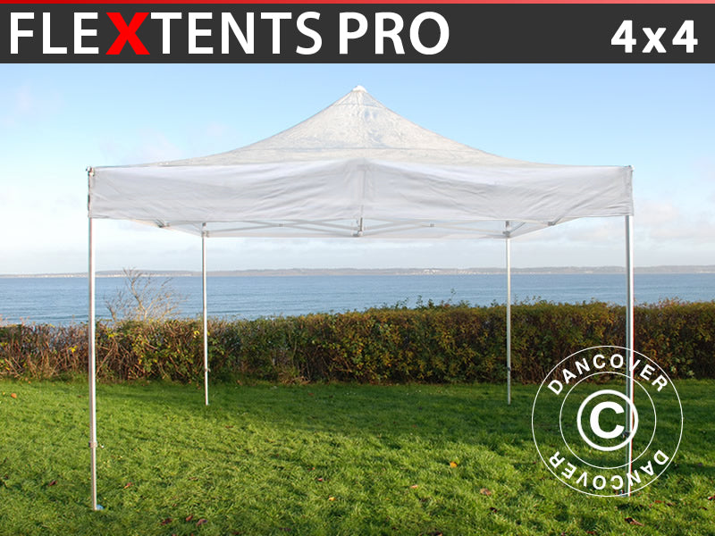 Foldetelt FleXtents PRO 4x4m Transparent