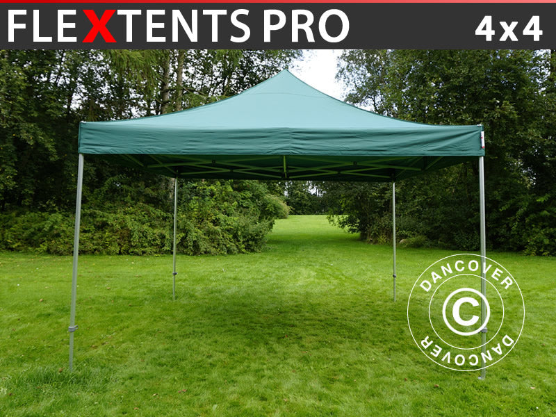 Foldetelt FleXtents PRO 4x4m Grøn