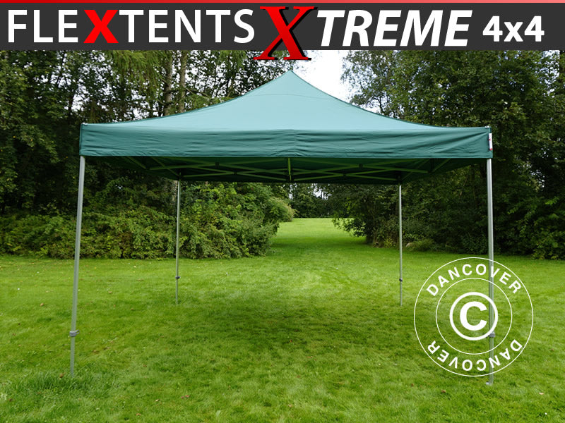 Foldetelt FleXtents Xtreme 50 4x4m Grøn