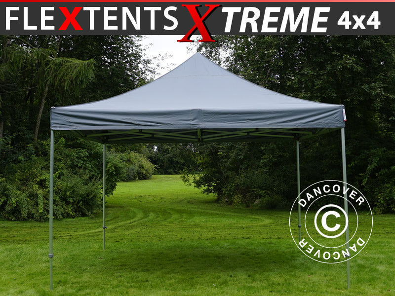 Foldetelt FleXtents Xtreme 50 4x4m Grå