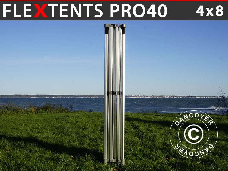 Aluminiumsstel til foldetelt FleXtents PRO 4x8m, 6 ben, 40mm