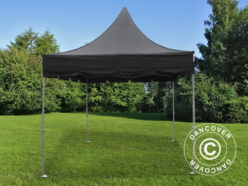 Foldetelt FleXtents PRO Peak Pagoda 3x3m Sort
