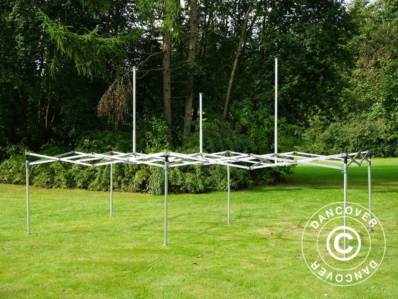 Foldetelt FleXtents PRO Peak Pagoda 3x6m Latte, inkl. 6 sider