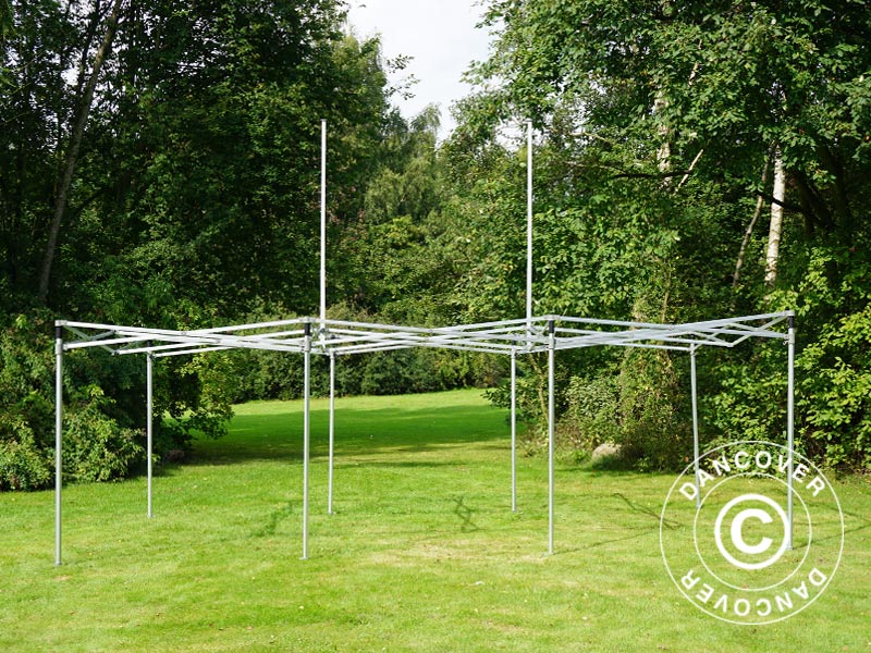 Foldetelt FleXtents PRO Peak Pagoda 4x6m Hvid, inkl. 8 sider