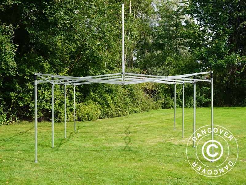 Foldetelt FleXtents PRO Peak Pagoda 4x6m Hvid, inkl. 8 sider