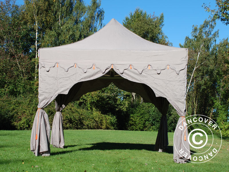 Foldetelt FleXtents PRO "Raj" 3x3m Latte/Orange