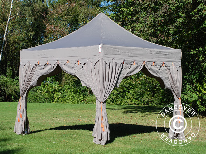 Foldetelt FleXtents PRO "Raj" 3x3m Latte/Orange