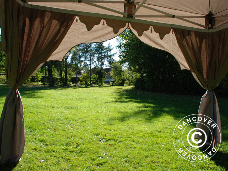 Foldetelt FleXtents PRO "Raj" 3x3m Latte/Orange