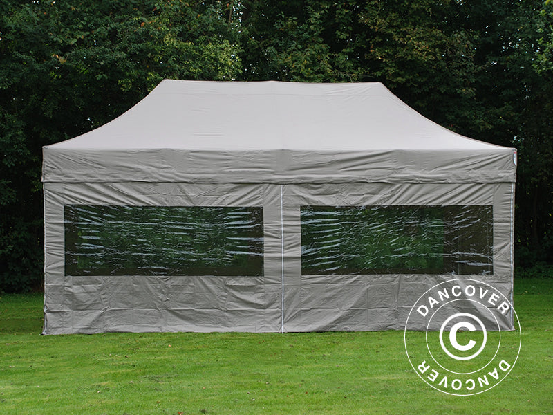 Foldetelt FleXtents PRO 3x6m Latte, inkl. 6 sider