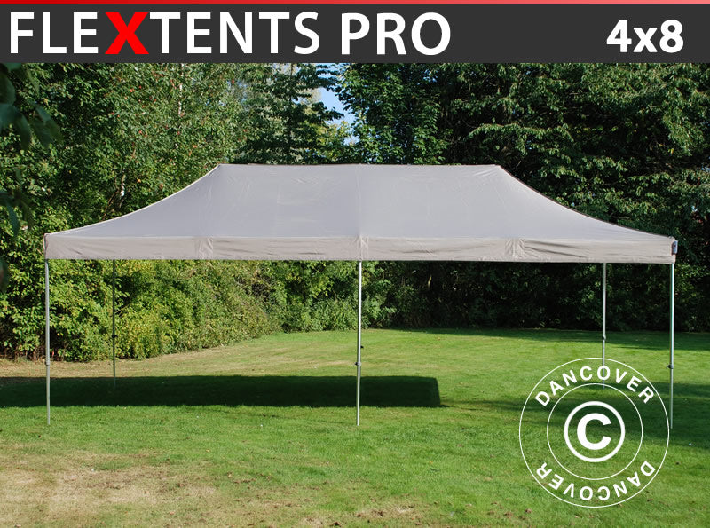Foldetelt FleXtents PRO 4x8m Latte