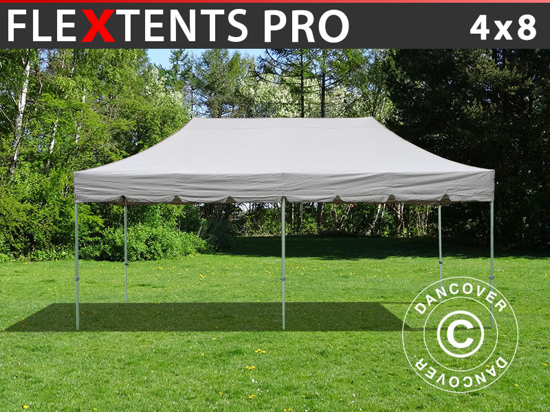 Foldetelt FleXtents PRO "Peaked" 4x8m Latte