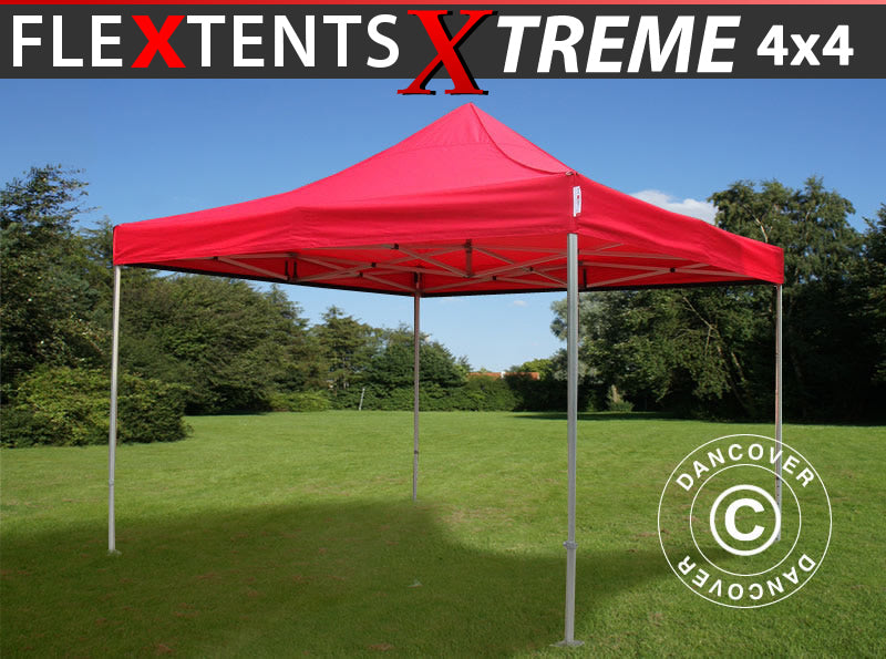 Foldetelt FleXtents Xtreme 50 4x4m Rød
