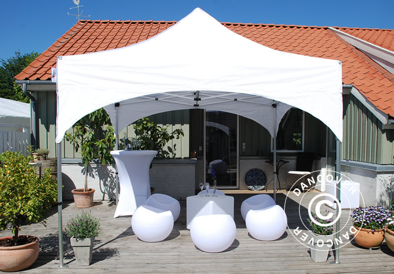 Foldetelt FleXtents PRO "Arched" 3x3m Hvid