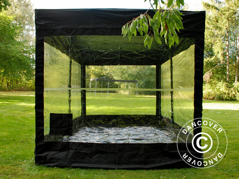 Foldegarage FleX Carcover, 3x6m, Sort