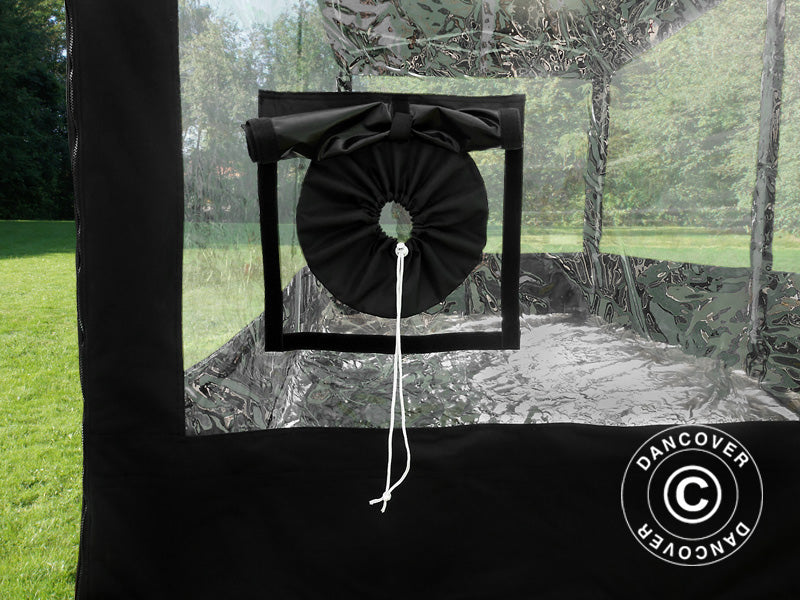 Foldegarage FleX Carcover, 3x6m, Sort