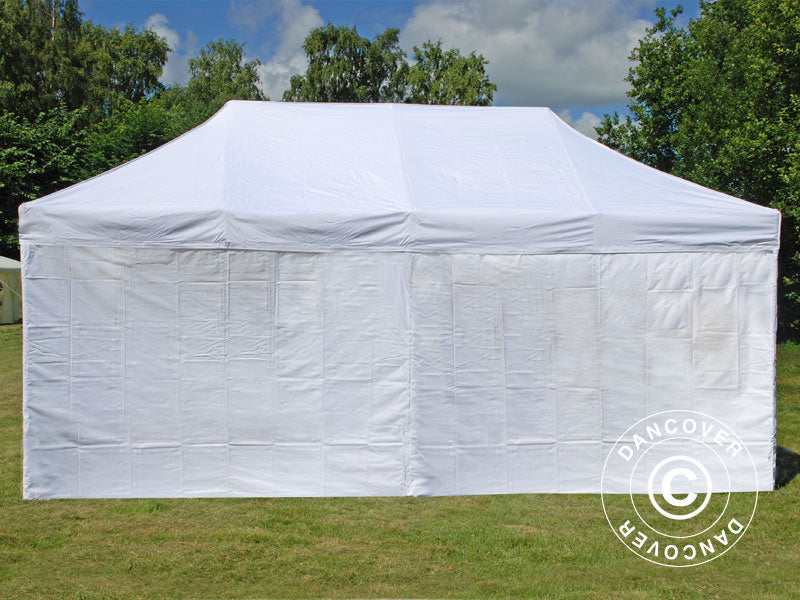 Foldetelt FleXtents PRO 2,5x5m Hvid, inkl. 6 sider