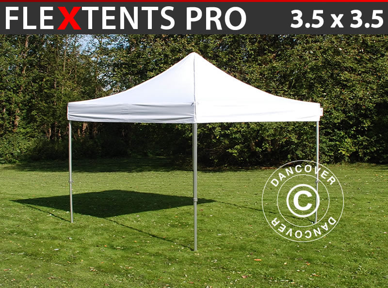 Foldetelt FleXtents PRO 3,5x3,5m Hvid