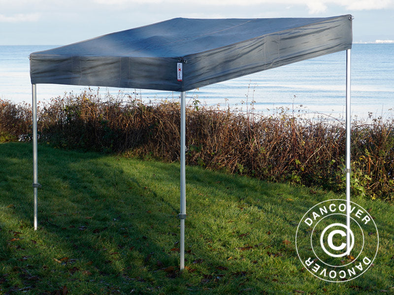 Foldetelt FleXtents PRO Trapezo 2x3m Grå, inkl. 4 sider