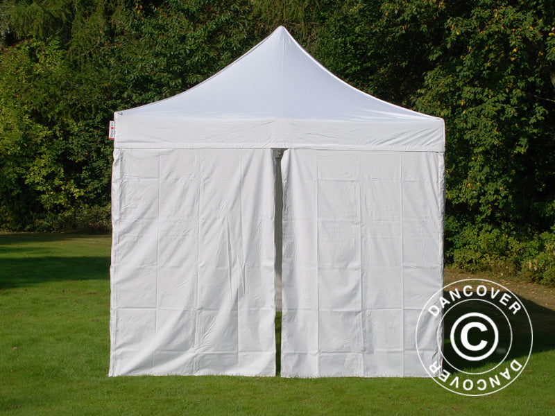 Foldetelt FleXtents PRO Vintage Style 3x6m Hvid, inkl. 6 sider