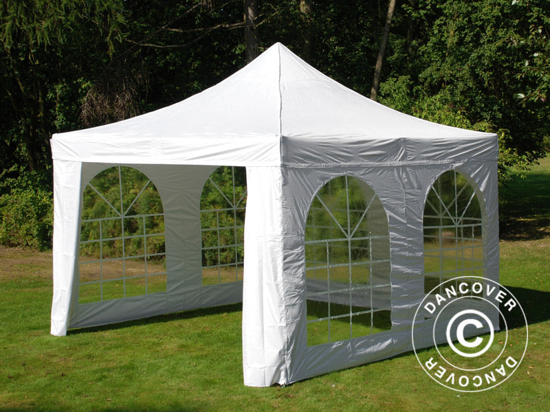 Foldetelt FleXtents Xtreme 50 Vintage Style 4x4m Hvid, inkl. 4 sider