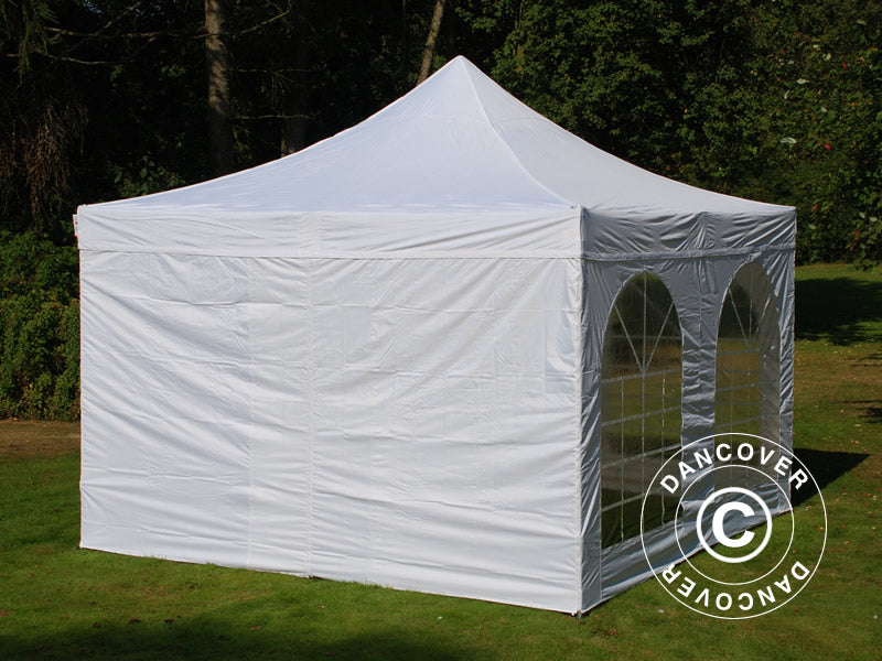 Foldetelt FleXtents Xtreme 50 Vintage Style 4x4m Hvid, inkl. 4 sider