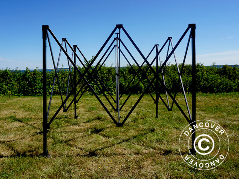 Foldetelt FleXtents Basic v.3, 3x3m Sort