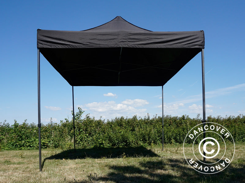 Foldetelt FleXtents Basic v.3, 3x3m Sort