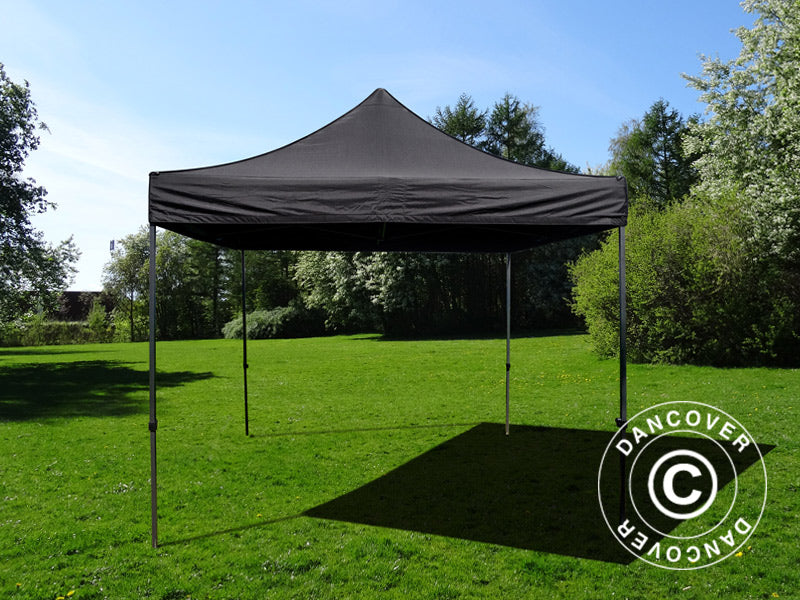 Foldetelt FleXtents Basic v.3, 4x4m Sort