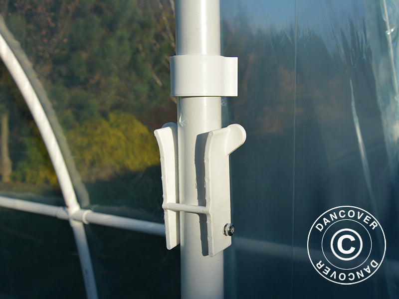 Polytunnel Drivhus 130, 3x4x2,1m, 12m², Transparent