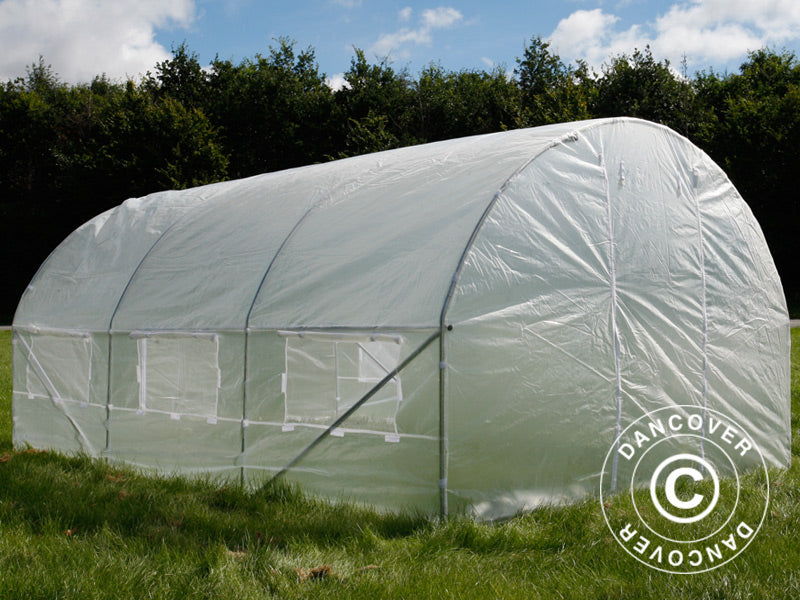 Polytunnel Drivhus 4x4x2m, 16m², Transparent