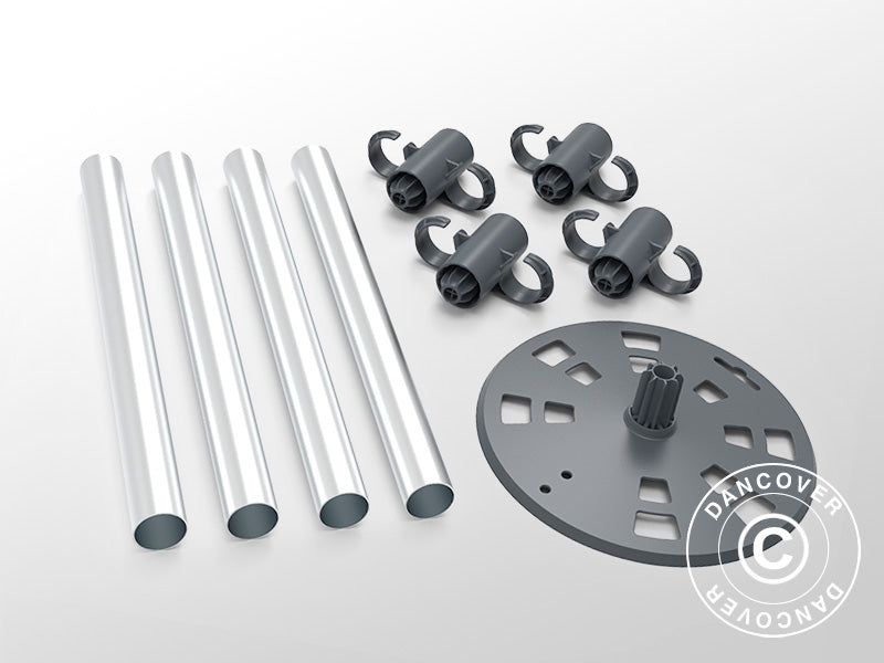 Plantestøtte m/clips, TOMATO BUDDY, Antracit/Sølv