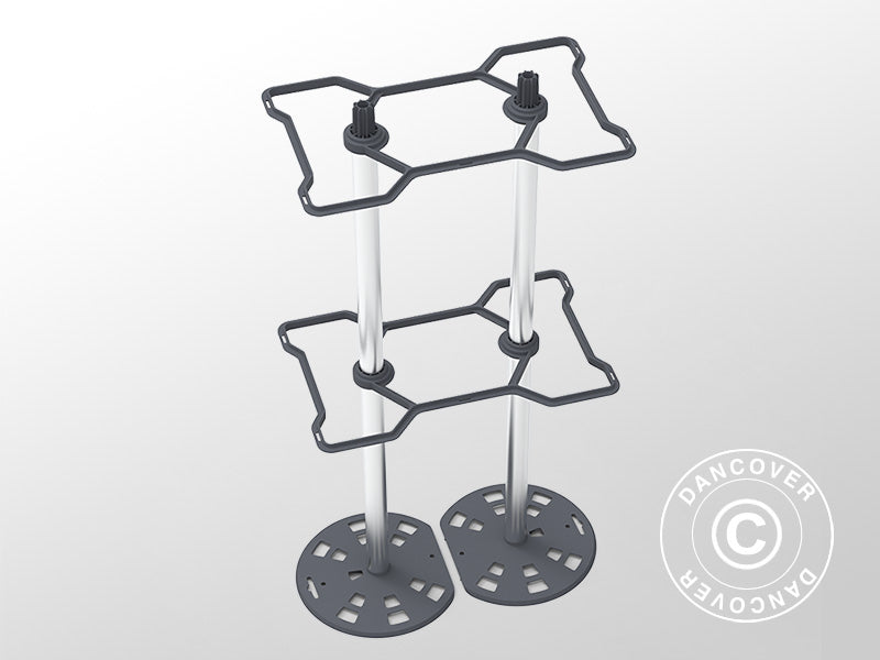 Plantestøtte, CHILI BUDDY, Antracit/Sølv