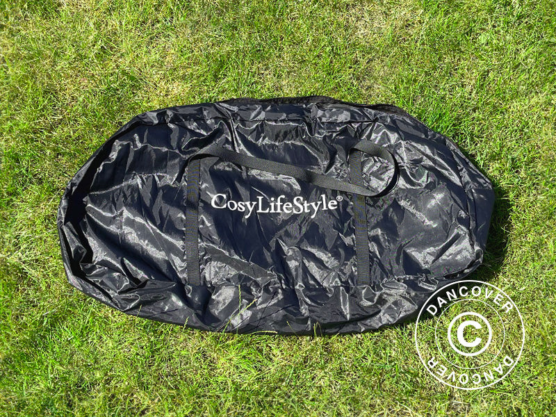 Isbad, Ø80x75cm, 300L, Sort/Hvid