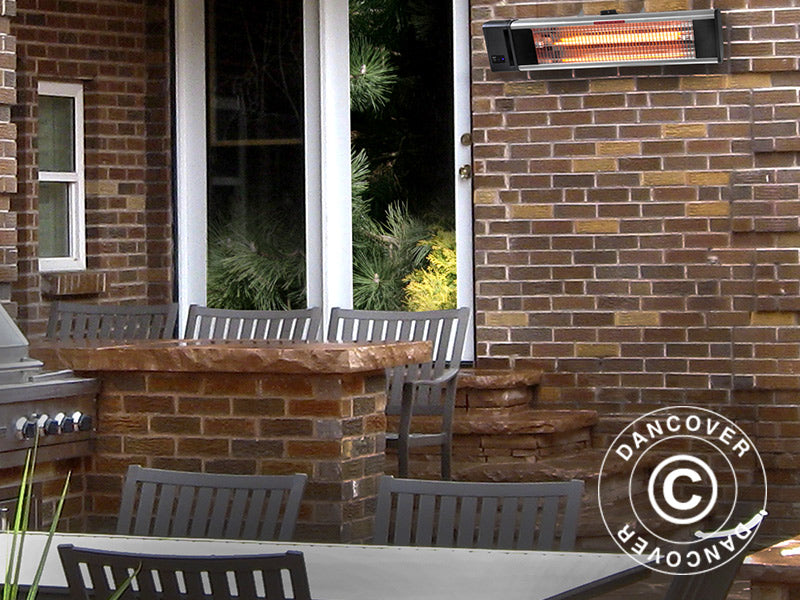 Terrassevarmer TH 1800R, m/fjernbetjening